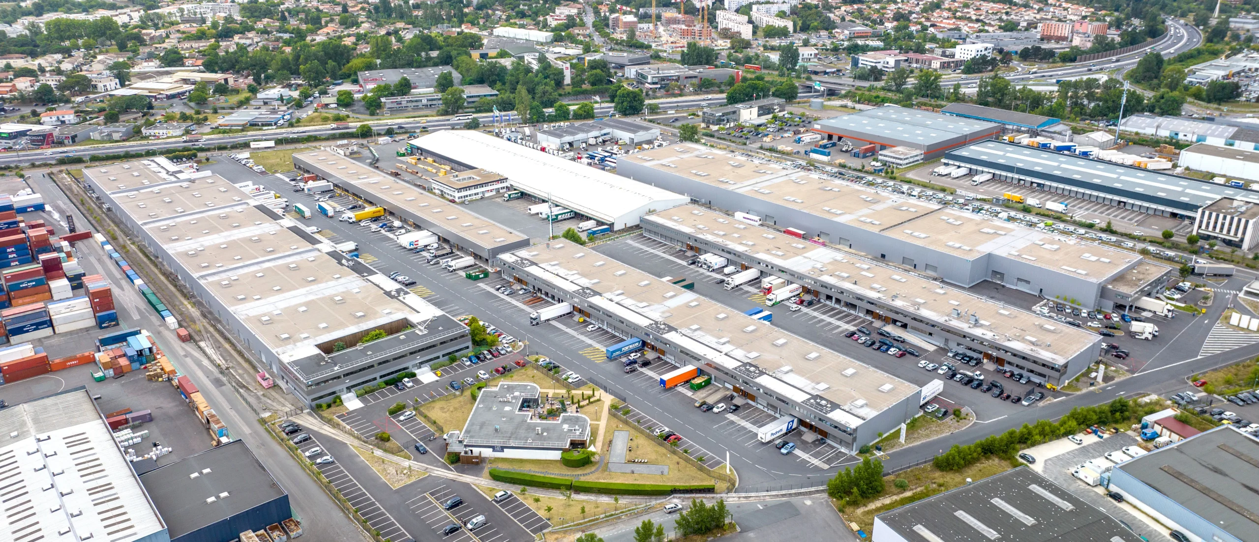 Plateforme logistique du dernier kilomètre développée en 2019 à Bordeaux Bruges