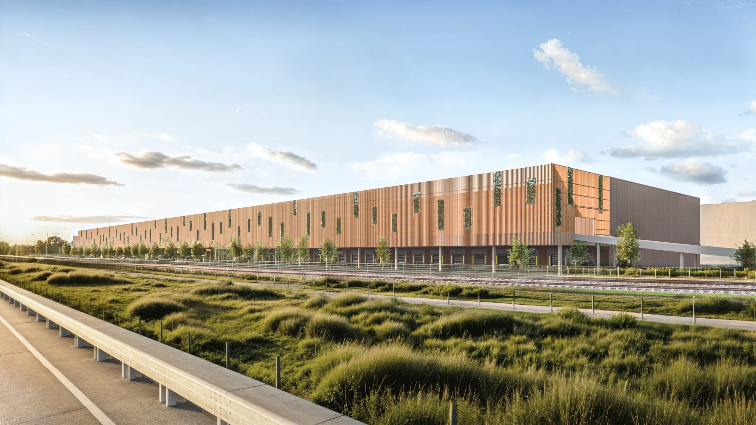 Plateforme logistique nouvelle génération implantée dans la région lyonnaise