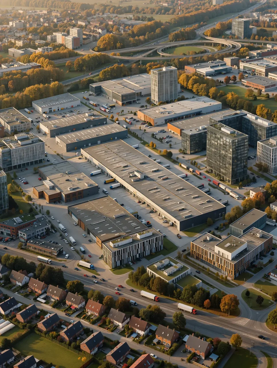 Zone logistique et parc d’activités situés dans un bassin d’emploi dense avec accès direct aux infrastructures routières