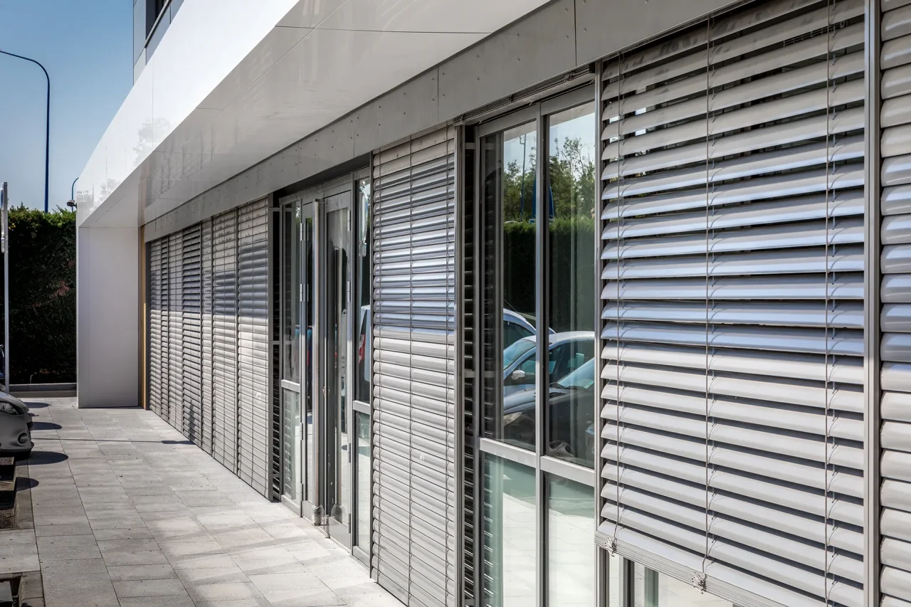 detail facade moderne vectura park toulouse