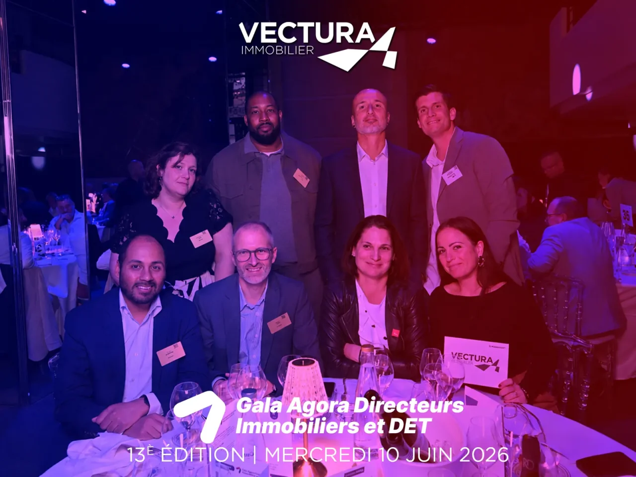 visuel de l’actualité Vectura Immobilier au Gala Agora des Directeurs Immobiliers et de l’Environnement de Travail 2026